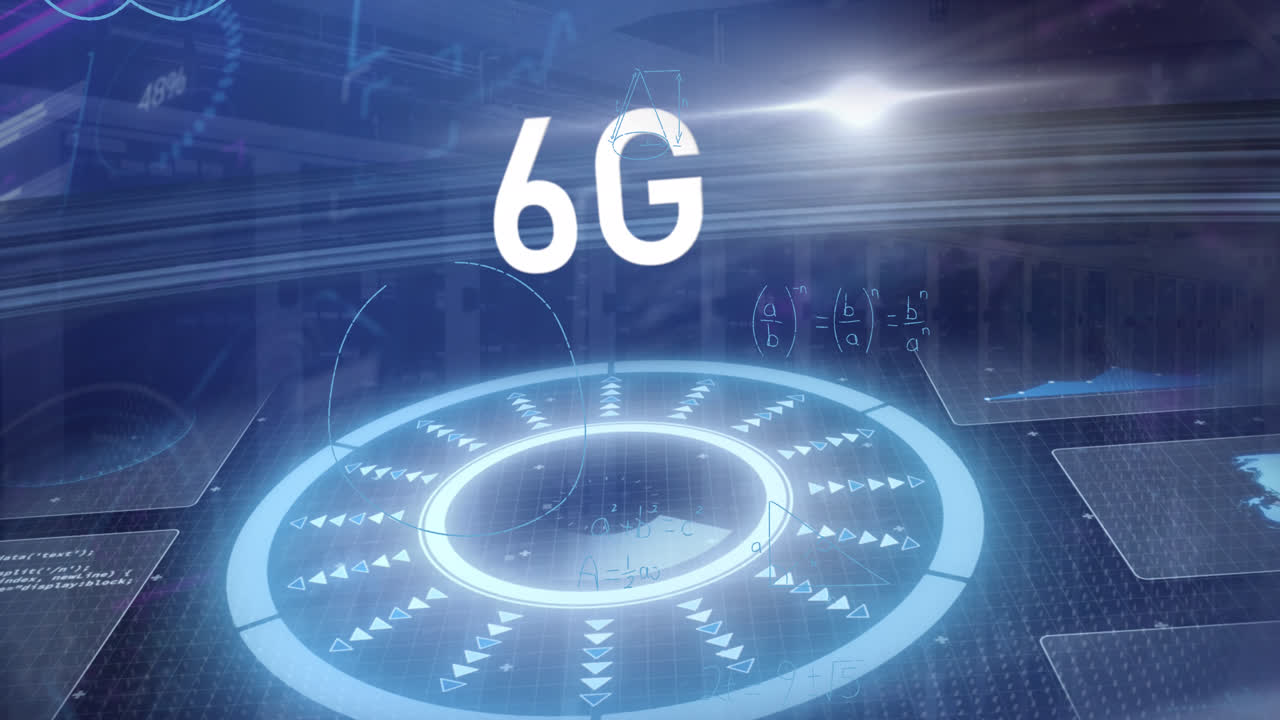 데이터 처리 및 서버 을 통해 6g 텍스트의 애니메이션