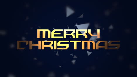 Merry-Christmas-text-with-fly-triangle-shapes-1