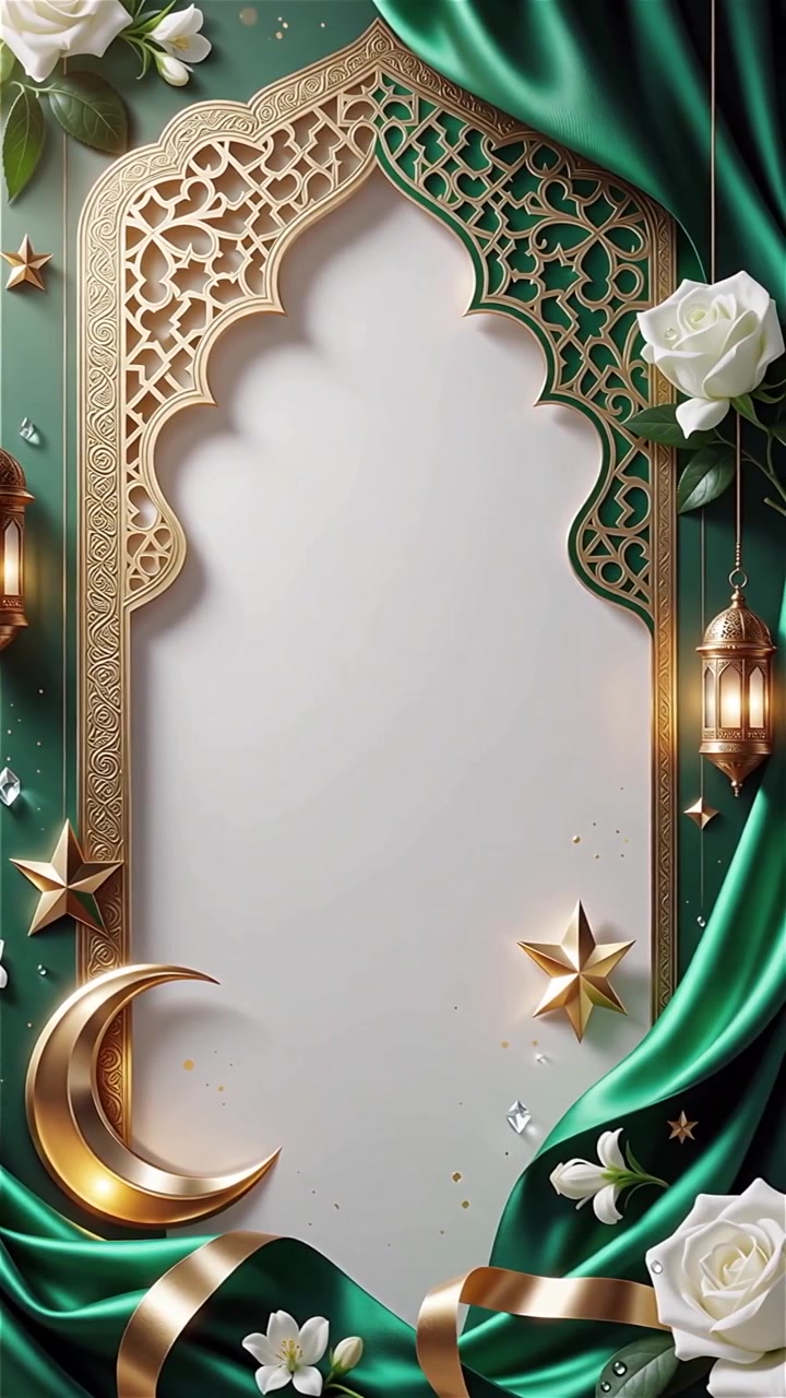 Compleanno del Profeta Maometto Mawlid al-Nabi Sfondo Islamico
