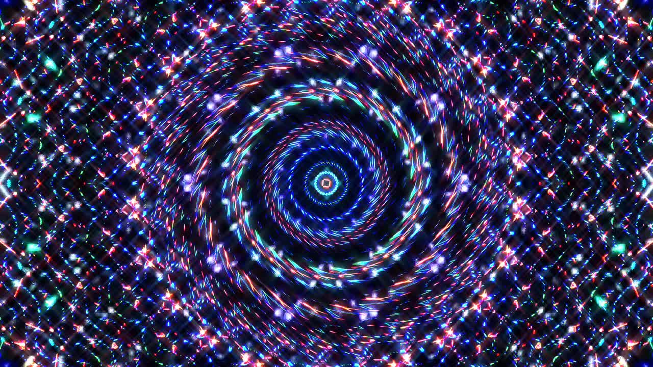 colorful lines glowing waves shape background kaleidoscope abstract