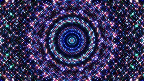 líneas coloridas ondas brillantes forma fondo caleidoscopio resumen