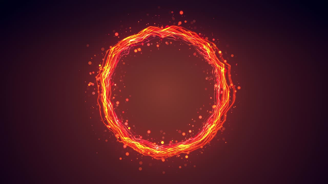 anillo de partículas de fondo 4k