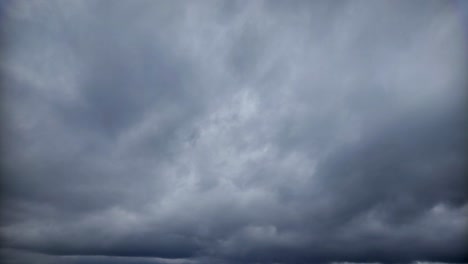 dark clouds rolling on the sky, 4k overcast time-lapse footage