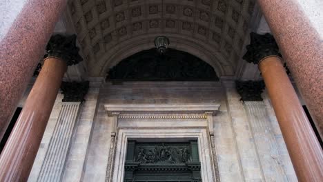 entrance to a cathedral in st. petersburg