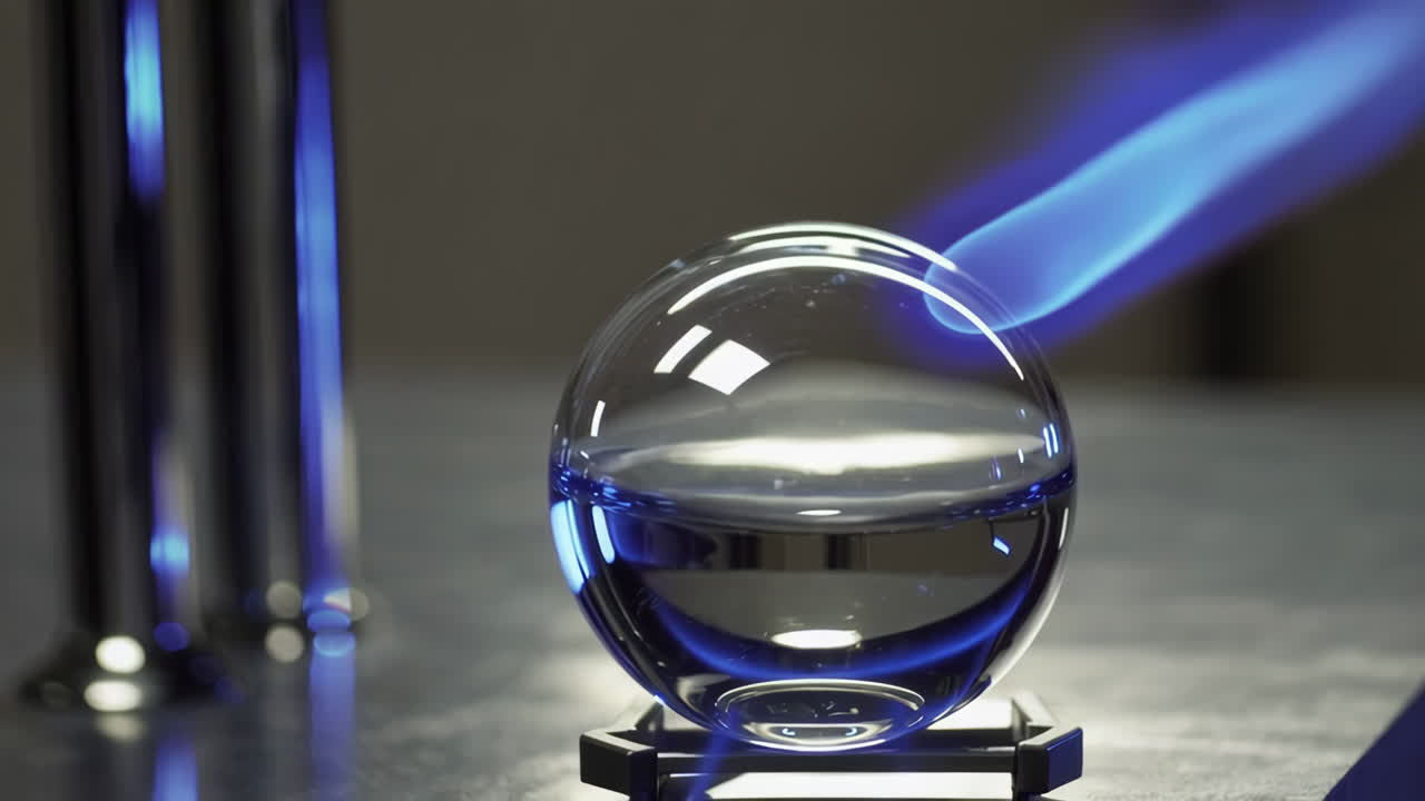 Heating a Glass Sphere in a Laboratory Setting