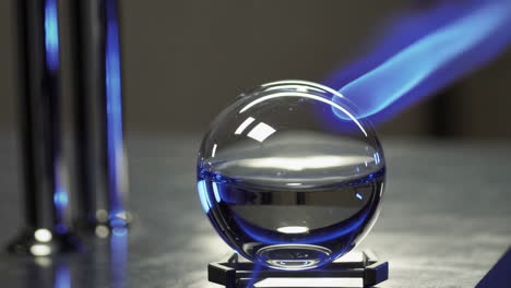 Heating a Glass Sphere in a Laboratory Setting