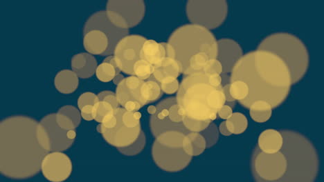 animación mosca resumen oro bokeh y partículas 1