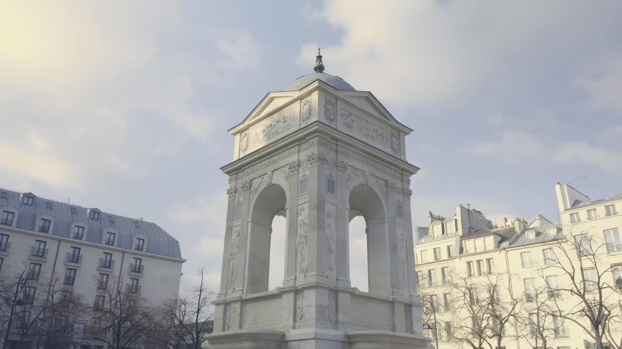 Fontaine des Innocents, Paris in France. Static view