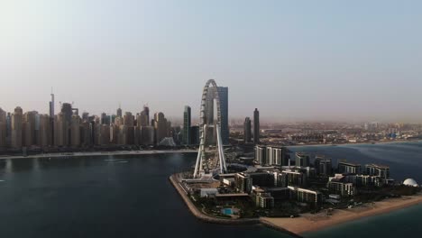 dubai skyline and palm jumeirah