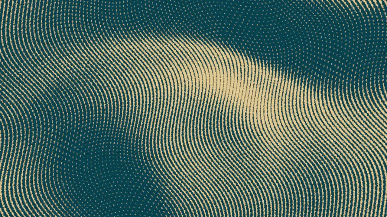 Dynamic Wavy Halftone Pattern Background Loop