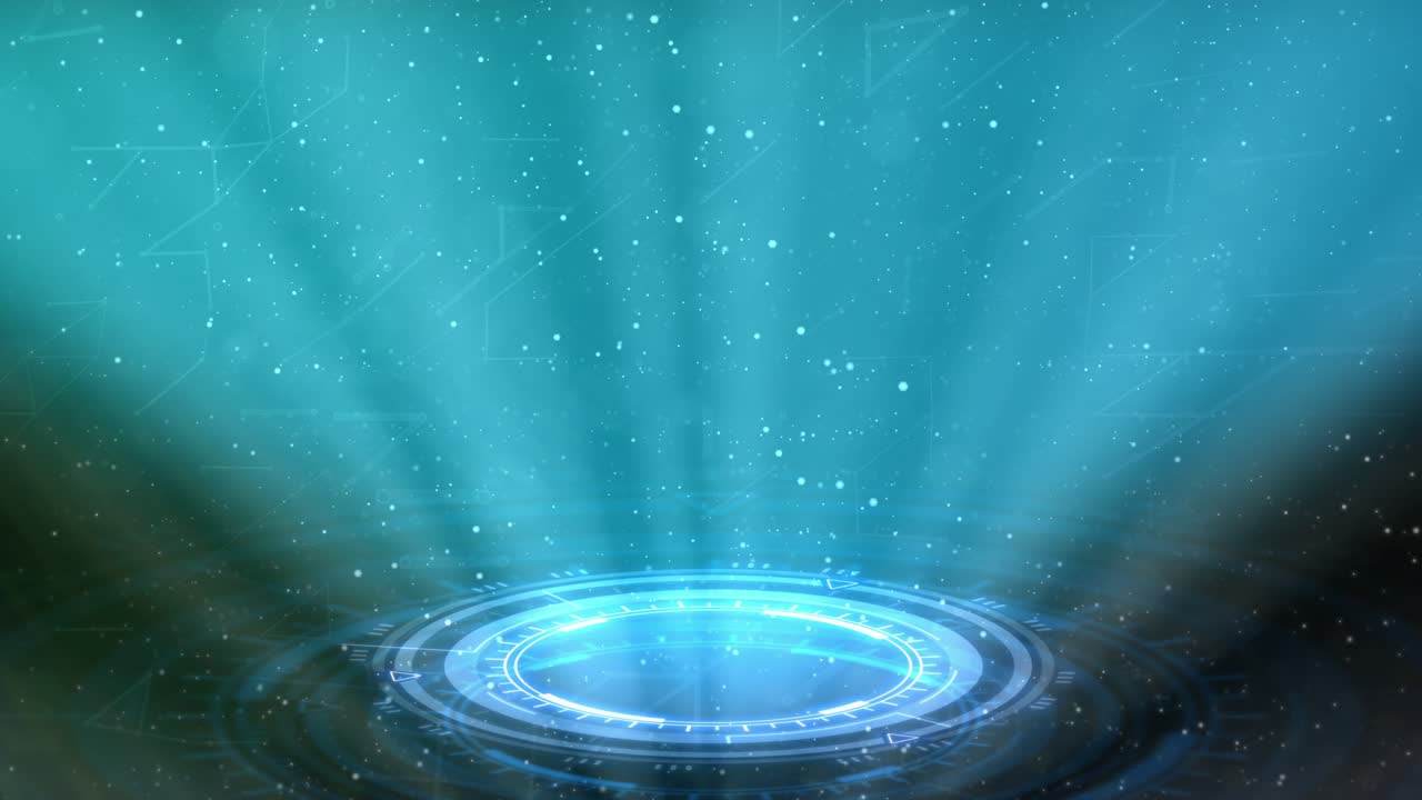 el telón de fondo del portal de ciencia de neón, cg resumen renderización 3d