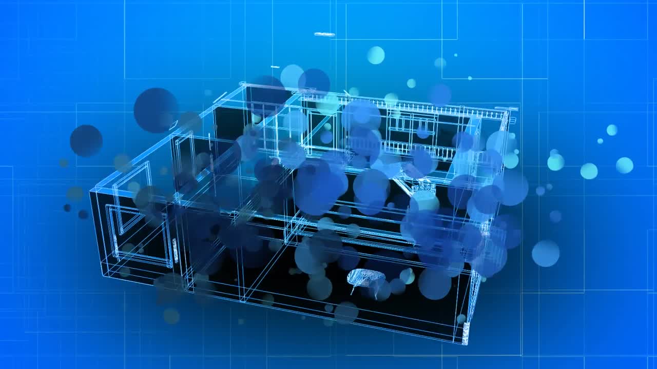 집 구조 3d 청사진