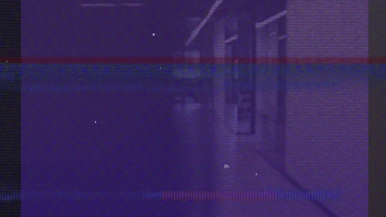 Animation of data processing over server room