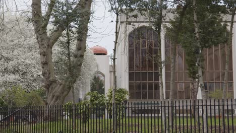 Außenansicht-Der-Regents-Park-Moschee-In-London,-Großbritannien-9