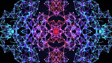 patrón geométrico resplandeciente abstracto