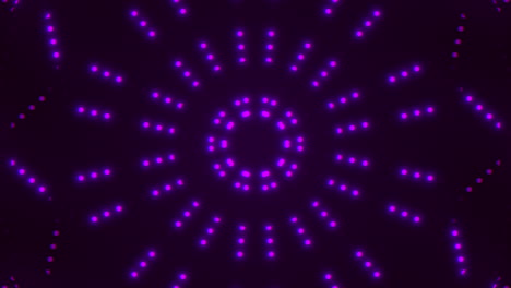 Puntos-Geométricos-De-Luz-Led-De-Neón-Púrpura