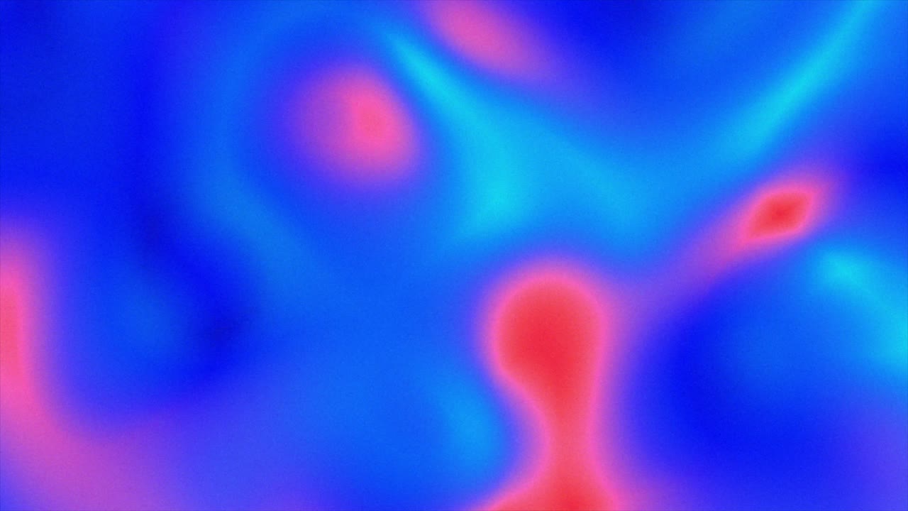 Grainy warping and twisting lava lamp 3D animation dynamic motion graphics on gradient background visual effects abstract illusion patterns seamless loop morphing blob textures colour blue orange pink