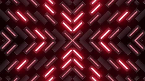 patrón geométrico de neón abstracto