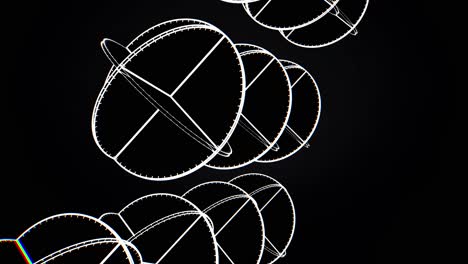 círculos rotativos abstractos