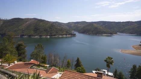 castelo do bode albufeira dam lake in portugal