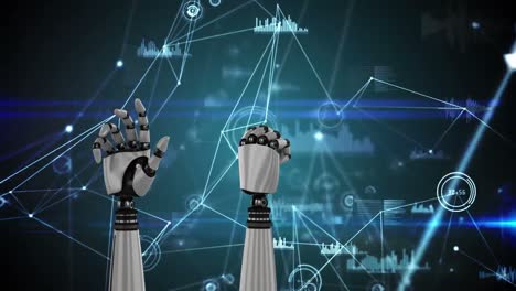 Robot-hands-and-connection-network