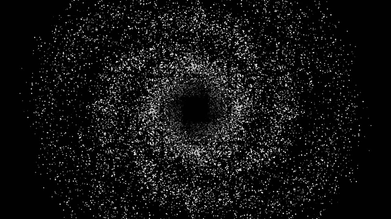 Abstract Tunnel delle particelle