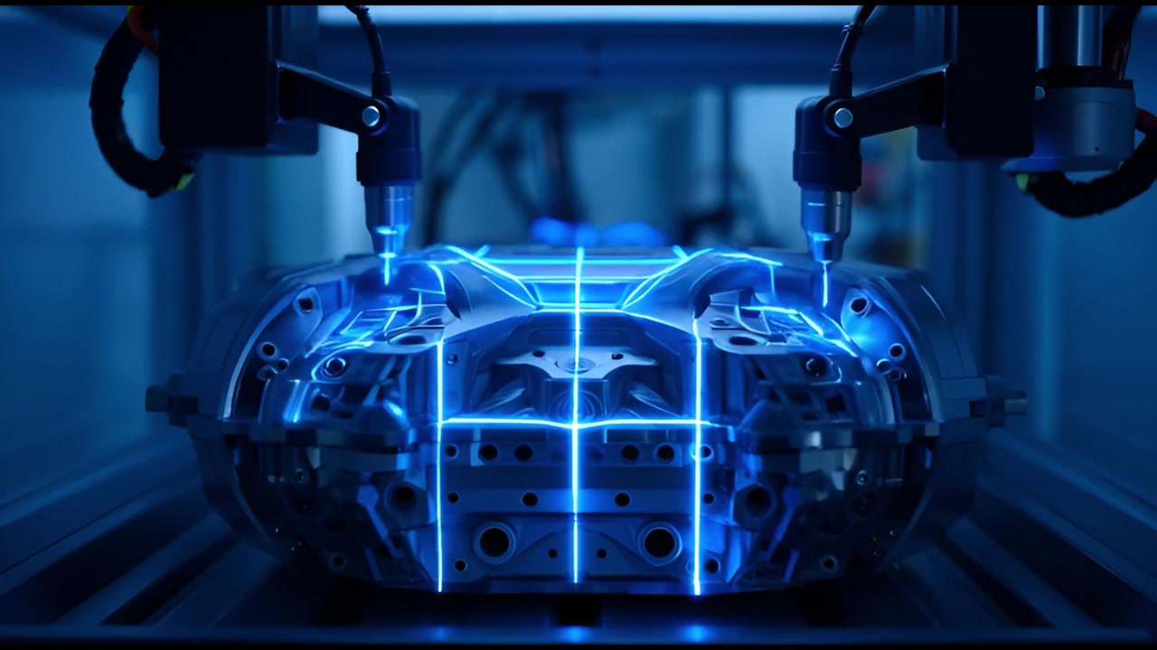 Automated 3D Laser Scanning of Industrial Metal Component