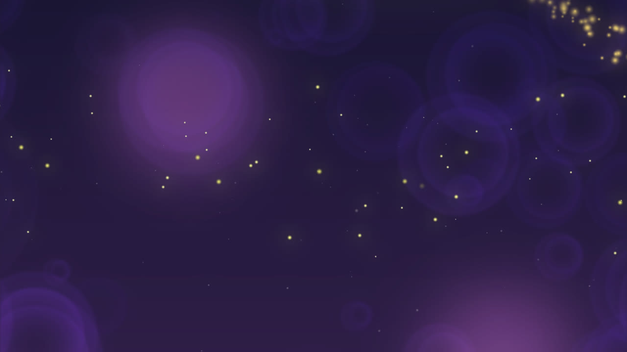 Motion Graphic of Luxury background with golden and blue particles bokeh