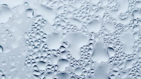 fotografía macro de gotas de agua en una superficie