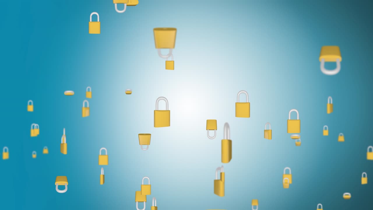 Rotating padlock 3d padlock lock security safe privacy concept protection safety password security