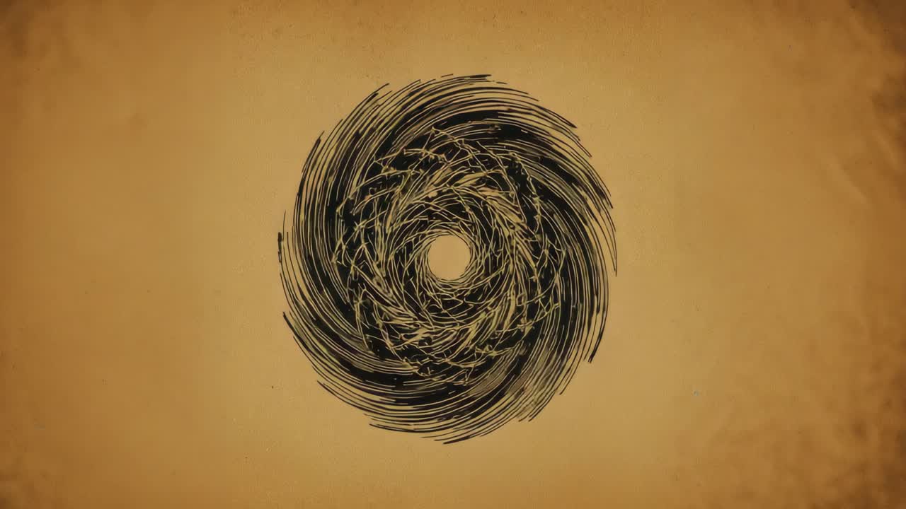 추상적인 회전 패턴