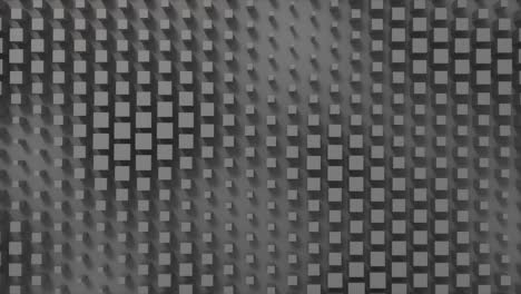 pared de bucles cuadrados cinéticos
