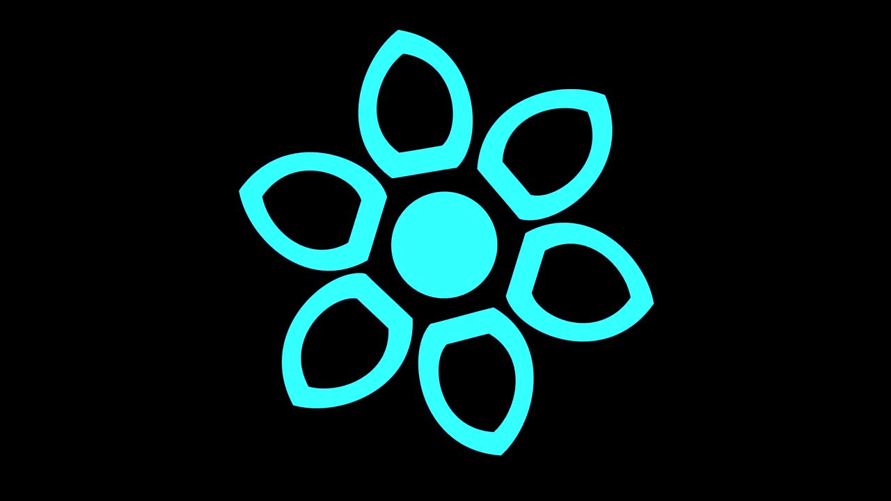 modelo de video 4k con efecto estroboscópico e hipnótico, en formato de video 16: 9.