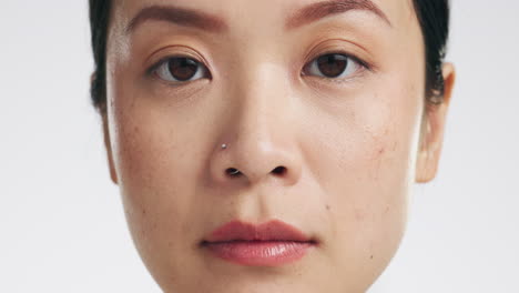 beauty, skincare  and face of asian woman