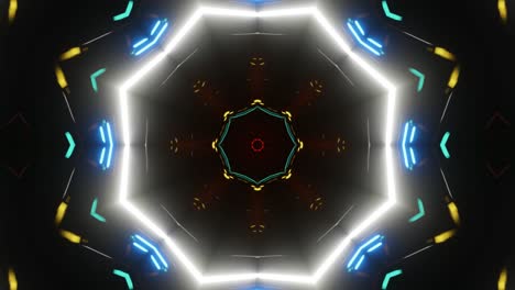 fondo de vídeo de caleidoscopio para vídeo en bucle vertical vj