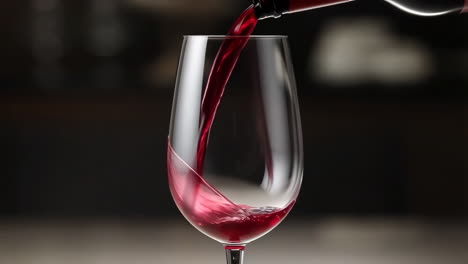 vino rojo derramado en un vaso