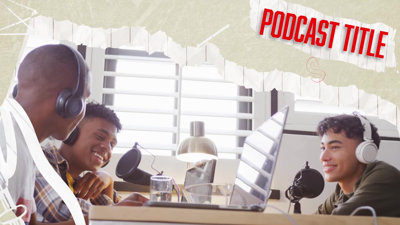 Group of Young Men Recording a Podcast in a Home Studio