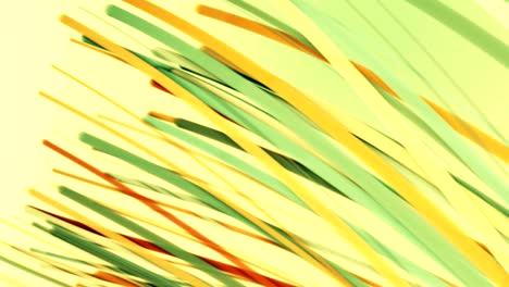 las líneas vectoriales de color se mueven suavemente en el fondo del video
