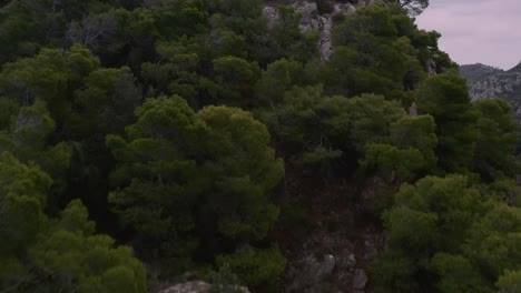 Fotógrafo-De-Drones-Disparando-Desde-La-Cima-De-Una-Montaña-Rocosa