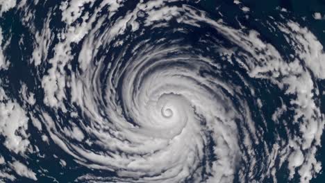 hurricane aerial view
