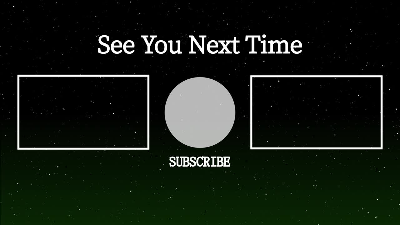 espacio galaxia tarjeta de finalización pantalla de finalización gráficos de movimiento