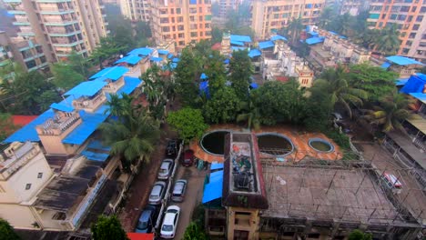 Mumbai-Cambio-Climático-Niebla-En-El-Aire-Septiembre-De-2020-Gopro-Tilt-up