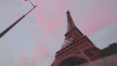 eiffel tower 2024 summer olympics in paris, france