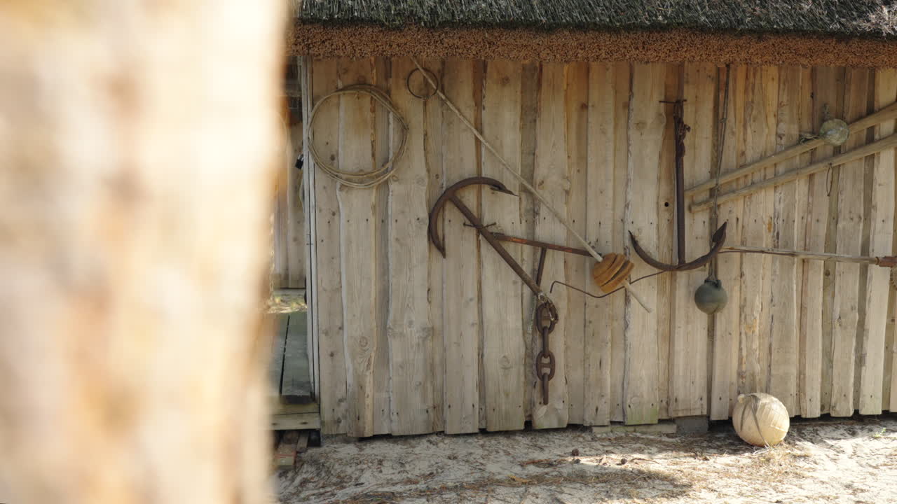 Old fisherman village at the Baltic sea