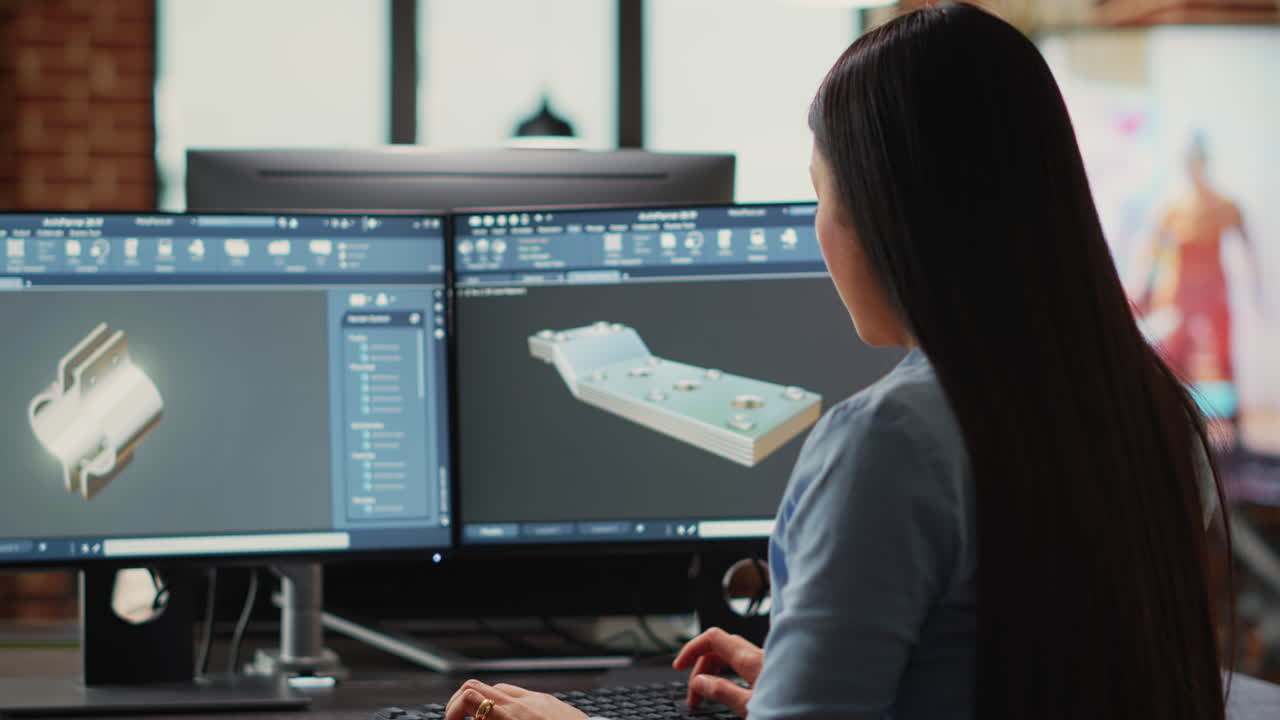 Digital 3d creator improving industrial prototype component