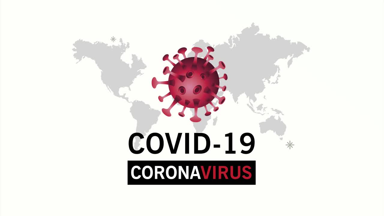 COVID-19 pandemi yazısı dünya haritalarıyla