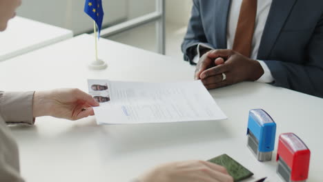 business meeting and application process