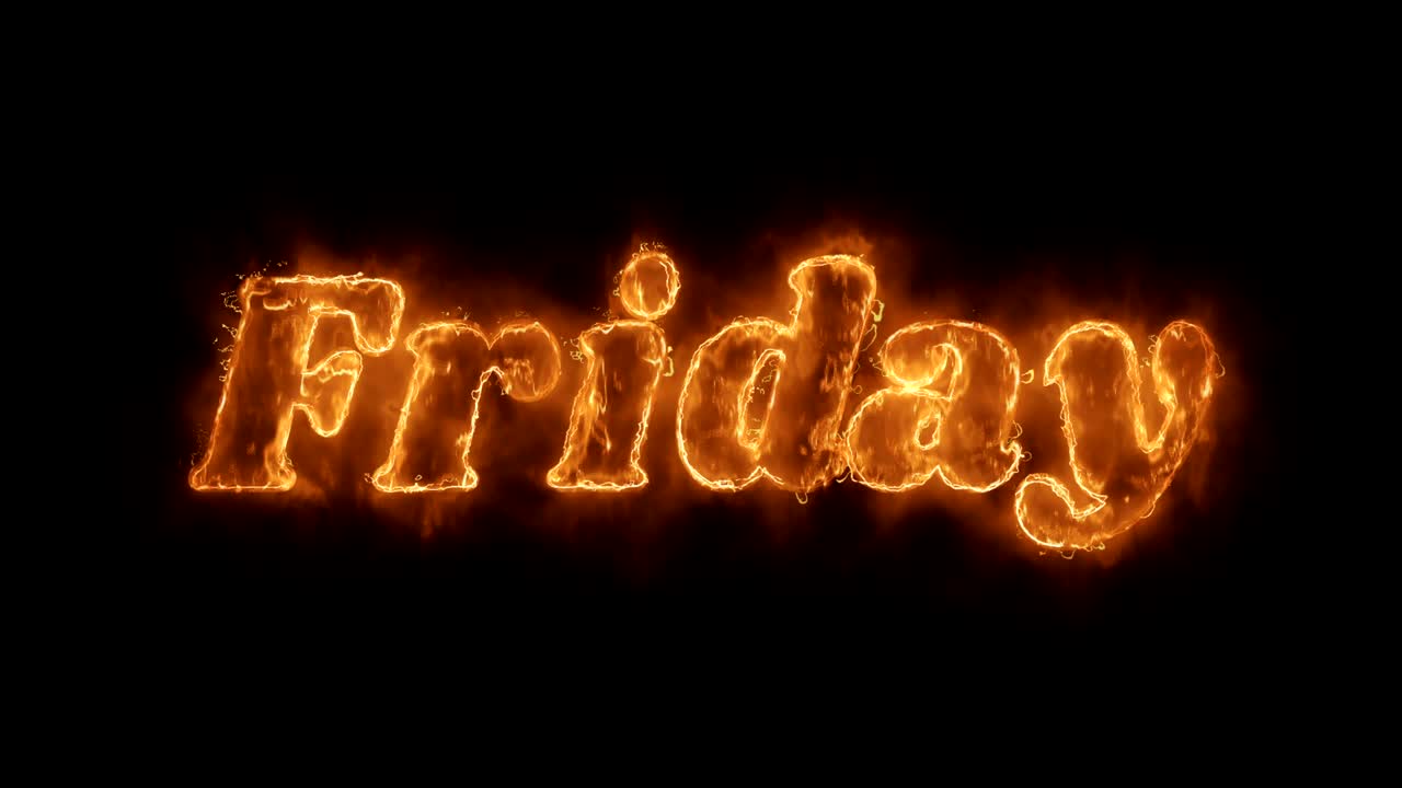 화요일 단어 뜨거운 애니메이션 불타는 현실적인 불 불꽃 루프