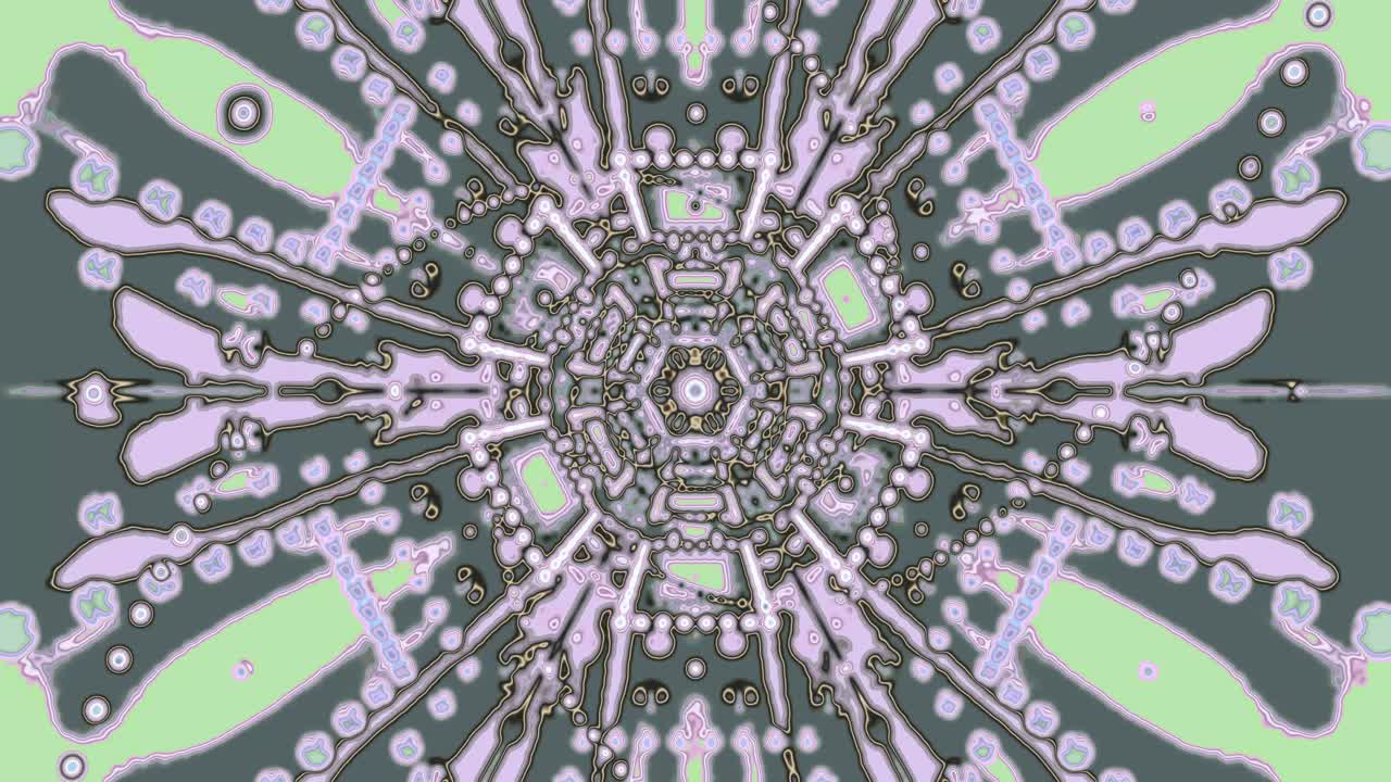 Experience a mesmerizing tunnel of colorful patterns and shapes that seamlessly loops, creating an engaging visual display perfect for screensavers or digital art presentations