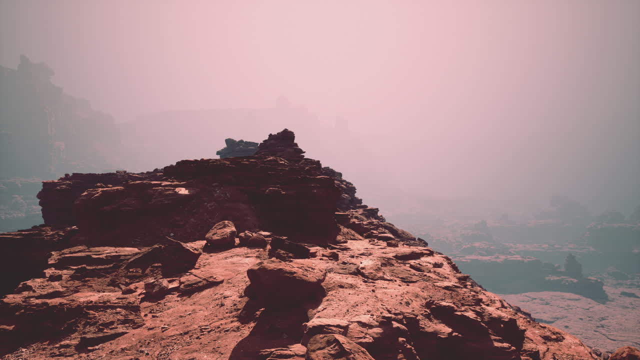 Paisaje de un planeta alienígena